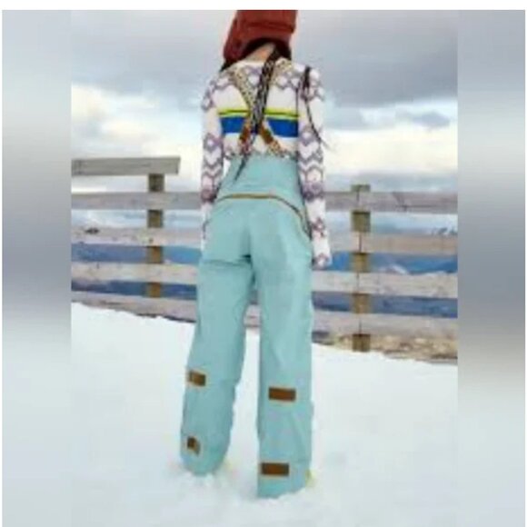 FREE People Zephyr Mint Combo Ski Shell Pants Size S/M NEW WITH TAG - Picture 2 of 14